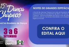 Photo of Inscrições para o 15º Dança Chapecó, Festival Sul-Brasileiro de Dança, vão até sexta