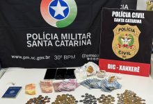 Photo of Forças de segurança de Xanxerê prendem cinco por tráfico de drogas