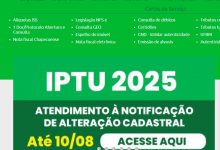 Photo of Prazo para revisão do cadastro imobiliário vai até 10 de agosto