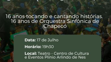 Photo of Orquestra Sinfônica de Chapecó celebra 16 anos com concerto especial