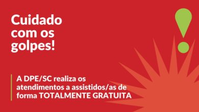 Photo of Defensoria Pública de SC alerta para novas tentativas de golpes em três cidades