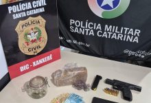 Photo of Homens são presos com grande quantidade de drogas e arma furtada