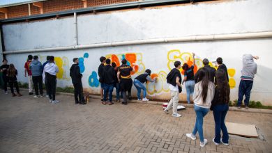 Photo of EBM Jardim do Lago promove oficina de Grafite para os estudantes do 8º ano