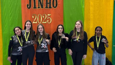 Photo of Badminton é um diferencial no jogos internos da Escola Nelson Horostecki