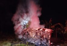 Photo of Capotamento seguido de incêndio em veículo na SC-161