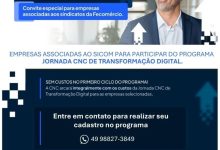 Photo of Jornada CNC de transformação Digital inscreve empresas associadas ao Sicom