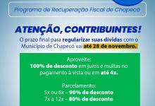 Photo of Prazo para adesão ao Prefic vai até 28 de novembro